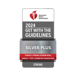 2024 AHA Get With The Guidelines®-Stroke Silver Plus 