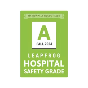 Leapfrog Safety Grade A Award for Fall 2024
