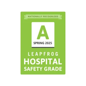 Three of our hospitals have been awarded a Safety Grade "A" from the Leapfrog Group.