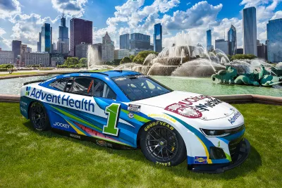 UChicago Medicine AdventHealth Nascar Car
