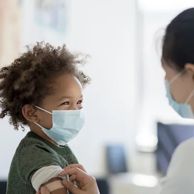 Pediatrics Doctor with Child