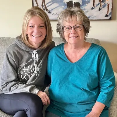 Nicole Fritz (Nurse at UChicago Medicine AdventHealth La Grange) and her Mom