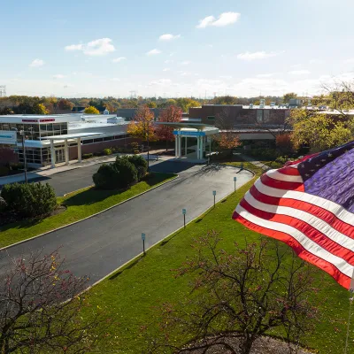 GlenOaks Hospital Aerial View