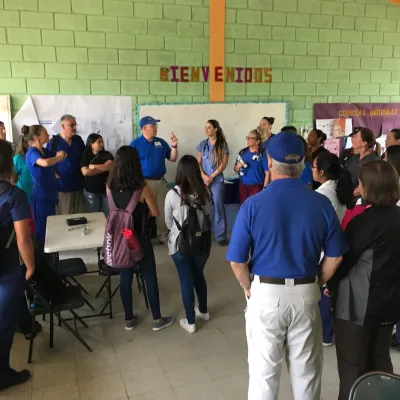 The work day site at Honduras