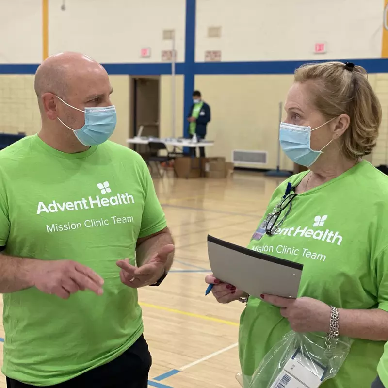 Volunteers at Chicago Mission Clinic