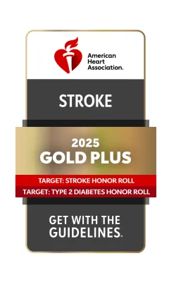 American Heart Association Get With The Guidelines®-Stroke Gold Plus - Stroke and Type 2 Diabetes Honor Roll