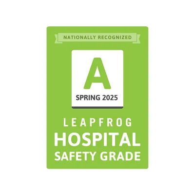 Three of our hospitals have been awarded a Safety Grade "A" from the Leapfrog Group.